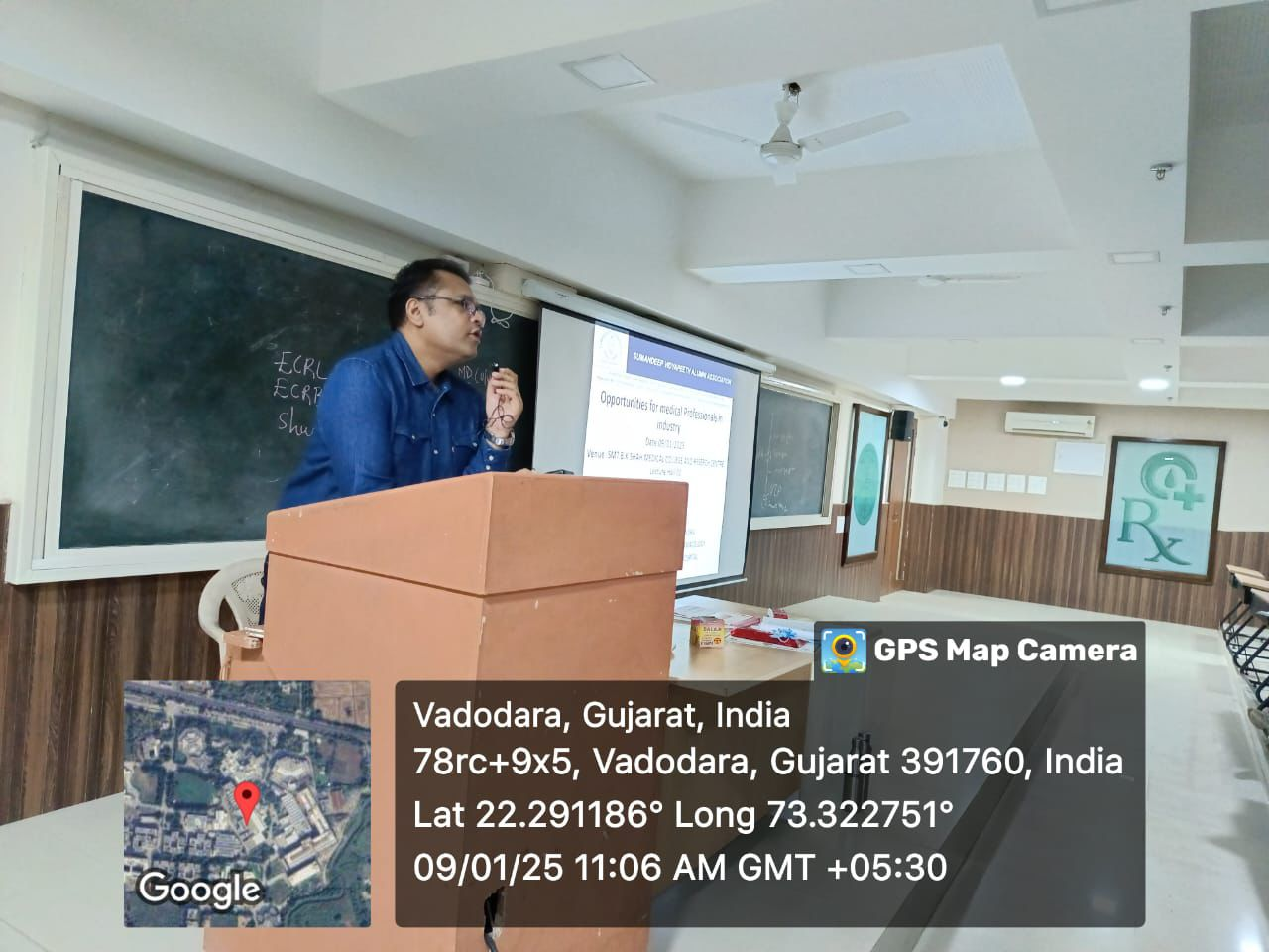 Dr. Andrew Delivering His Talk